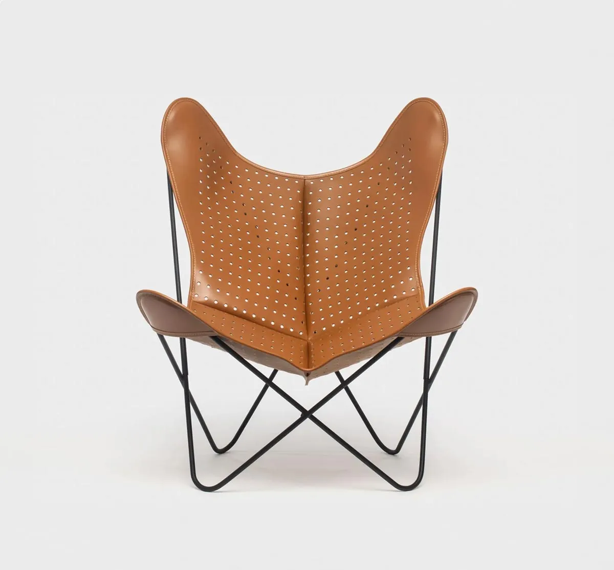 Poltroncina in pelle traforata AA BUTTERFLY© HERITAGE by AA[nd]