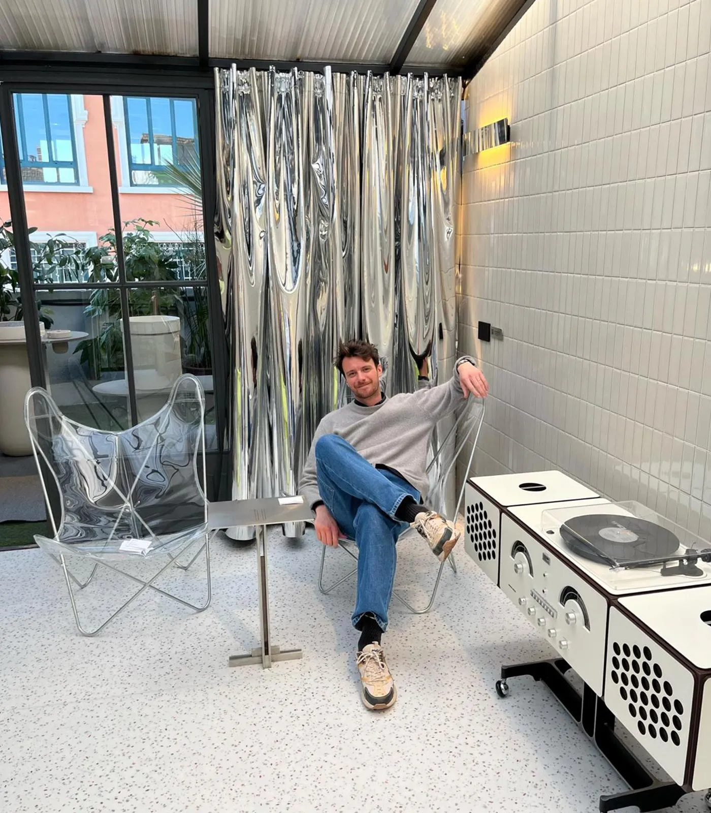 AA BUTTERFLY© CASUAL recycled plastic armchair by AA[nd]